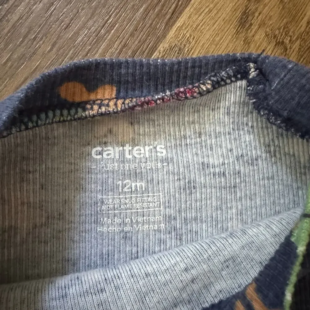 Bundle of Baby Boy Cool Weather Pajamas: Hatley, Burt's Bees, Carter's,3 Pair.